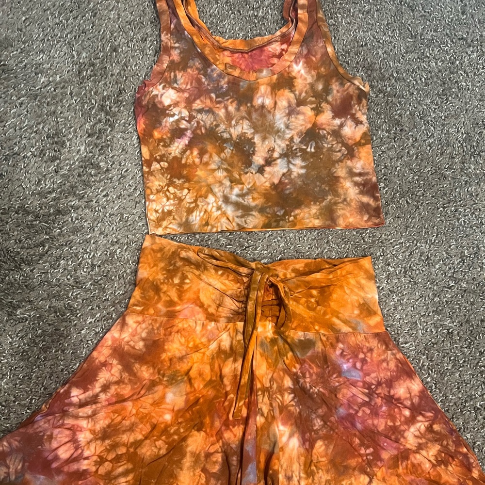 Setera Tie-Dye Tank Top and Shorts Set